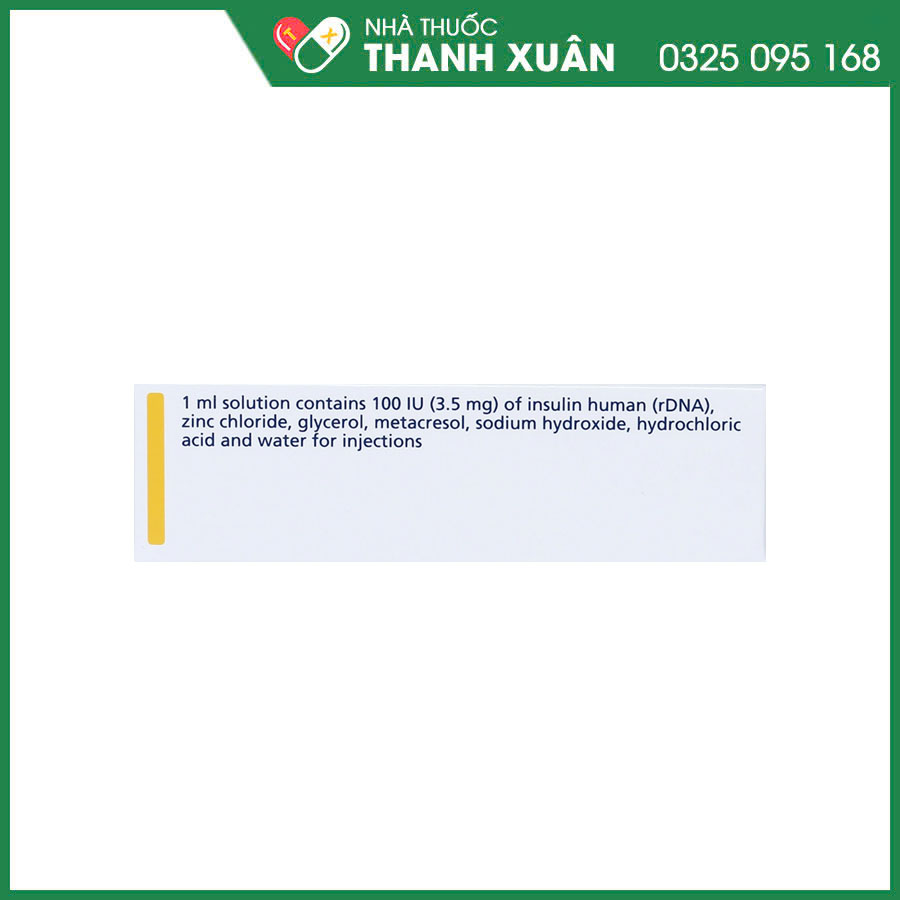 Actrapid thuốc điều trị bệnh đái tháo đường